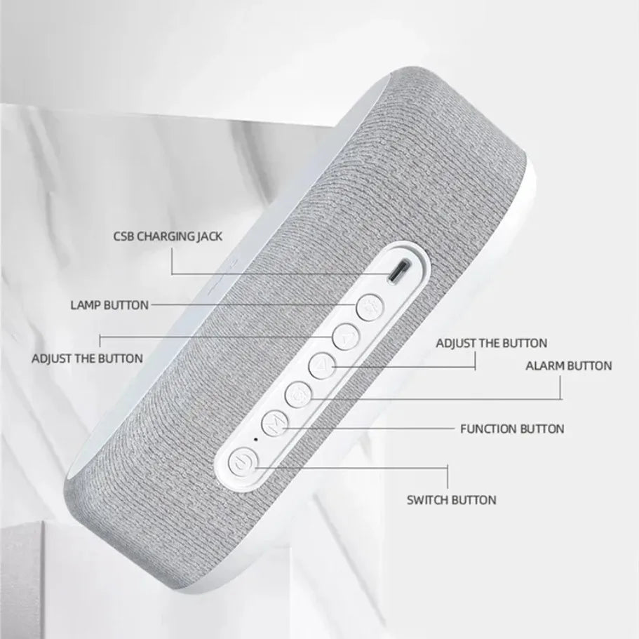 Alarm Clock/Wireless Charger For Smartphone/Smartwatch