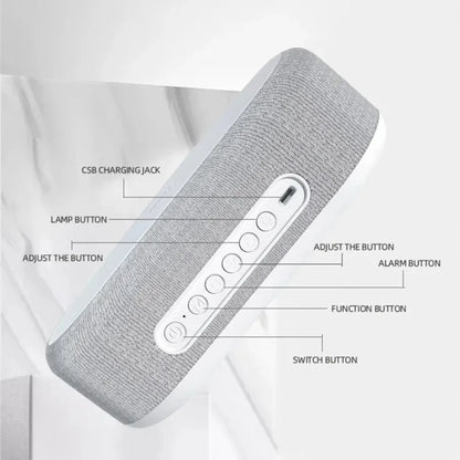 Alarm Clock/Wireless Charger For Smartphone/Smartwatch