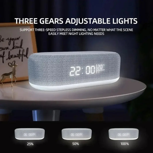 Alarm Clock/Wireless Charger For Smartphone/Smartwatch