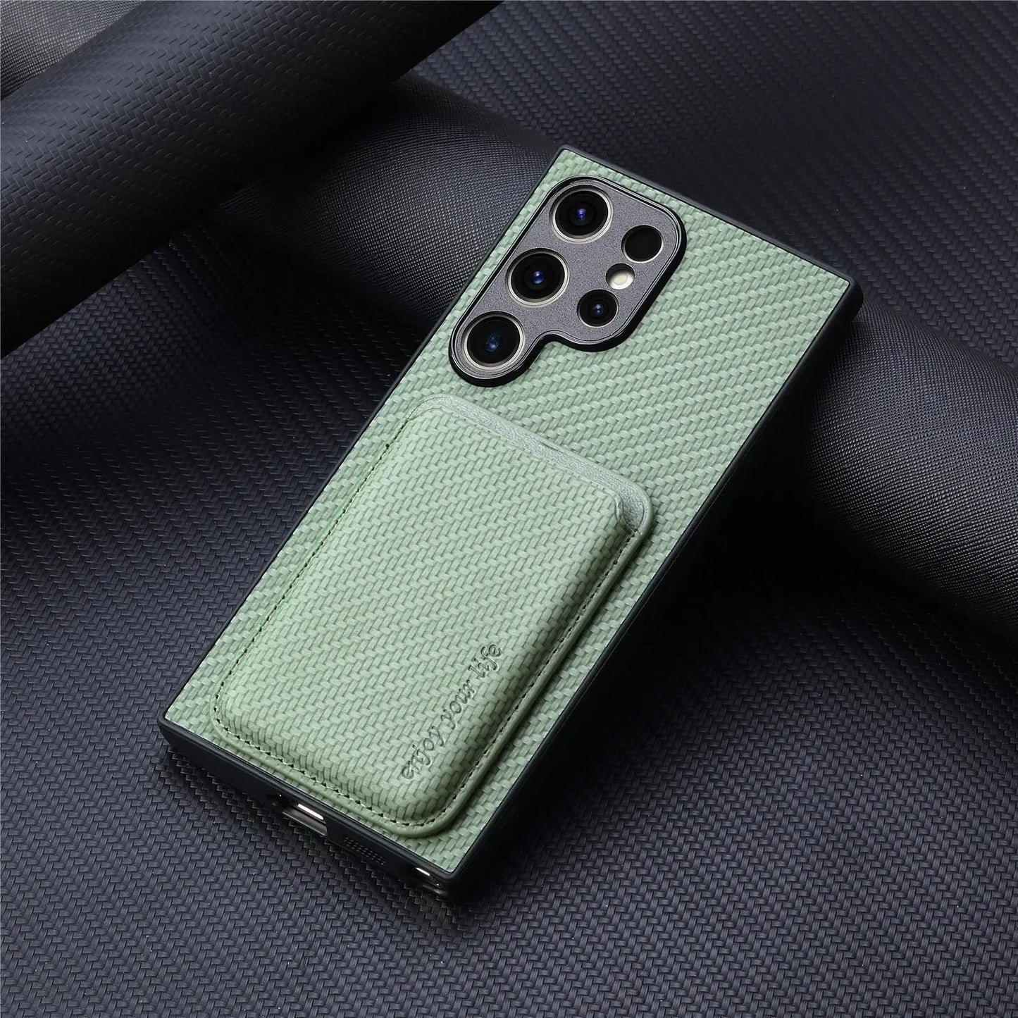 Premium Magnetic  Case For Samsung S25-S24  with cardholder