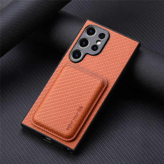 Premium Magnetic  Case For Samsung S25-S24  with cardholder